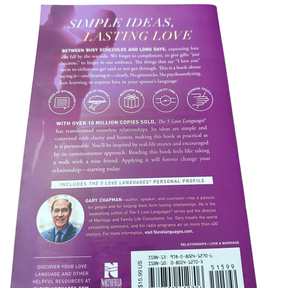 The 5 love languages by Gary Chapman - Picture 3 of 3